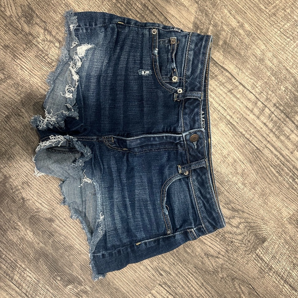 Denim Distressed Women Shorts